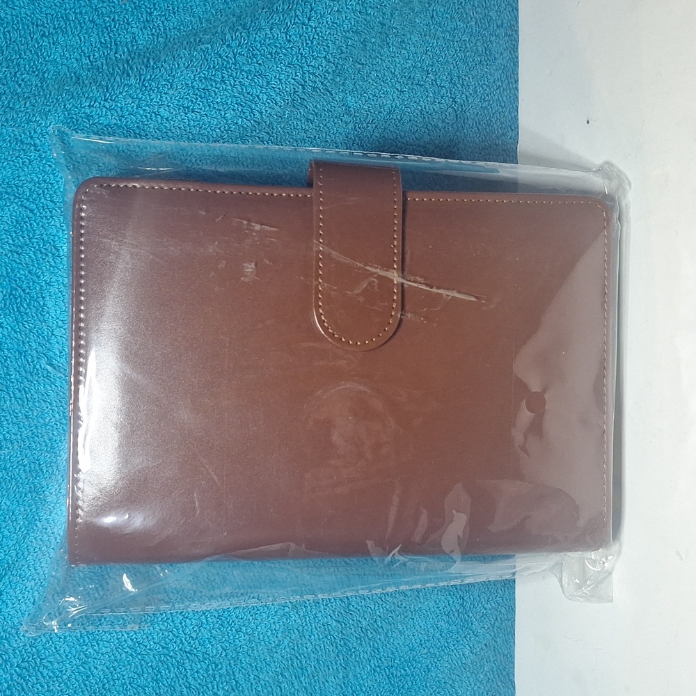 Caramel A6 Binder Budget Financial Planner Journal with 6 Pockets Inserts NEW - Picture 7 of 10